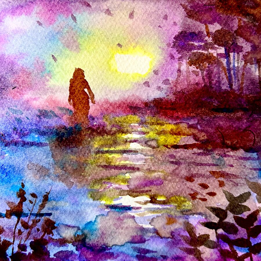 Swampland Painting by Larry Whitler Swampland Painting by Larry Whitler