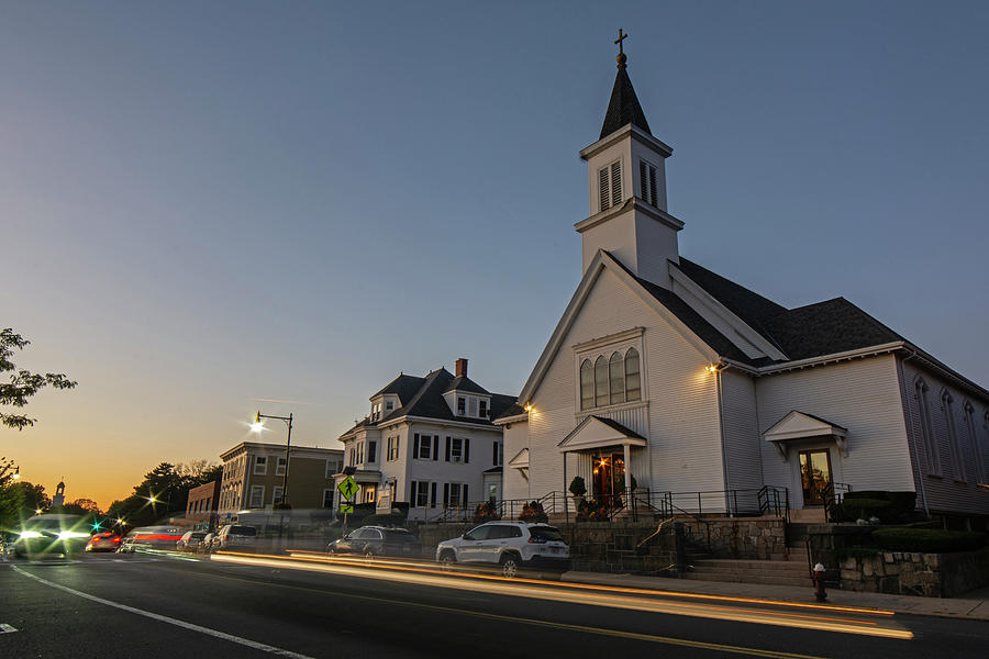 Swampscott MA Saint John the Evangelist Church at Sunset Photograph by Toby McGuire Swampscott MA Saint John the Evangelist Church at Sunset Photograph by Toby McGuire