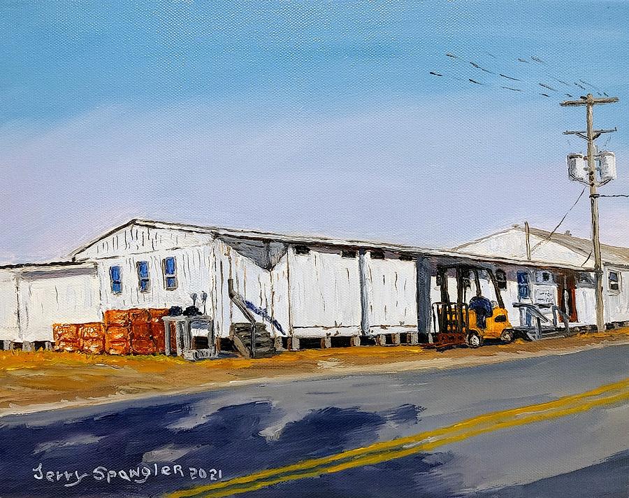 Swan Quarter North Carolina Painting by Jerry SPANGLER - Fine Art America