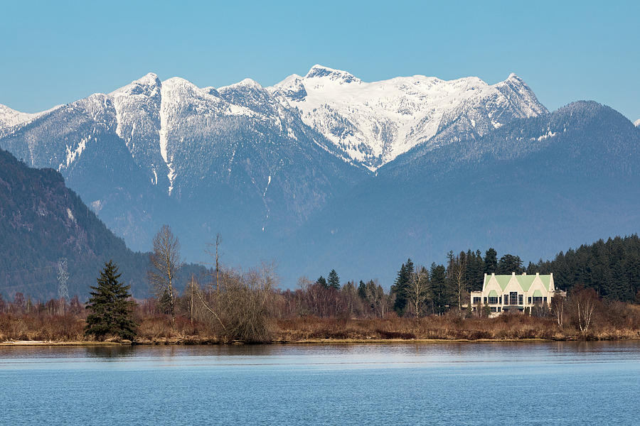 Swaneset Bay Resort and Osprey Mountain Photograph by Michael Russell