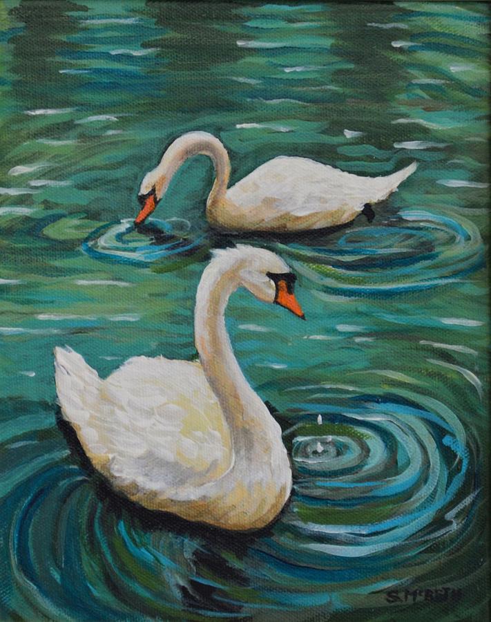 Swans of Stratford by Sally McBeth