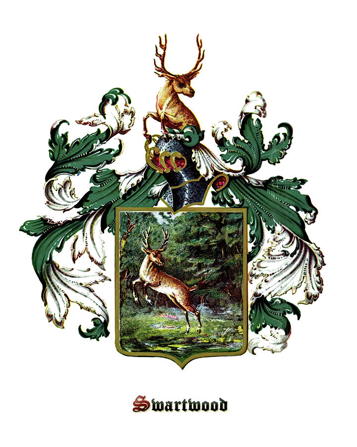 Swartwood Family Coat of Arms Photograph by Bill Swartwout