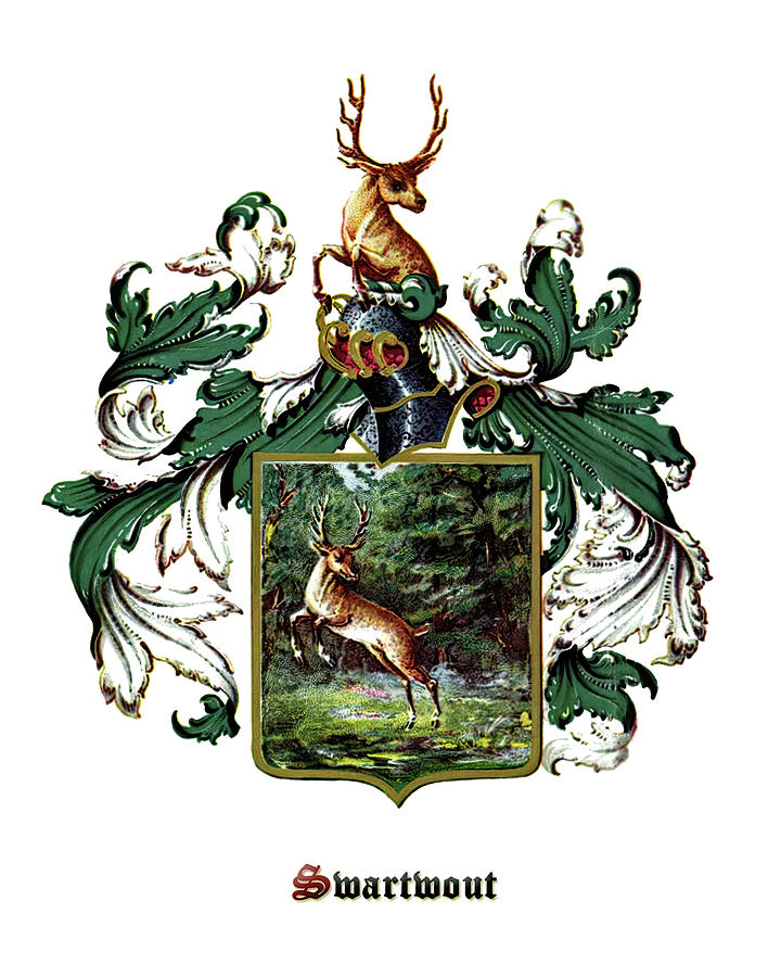 Swartwout Family Coat Of Arms Photograph