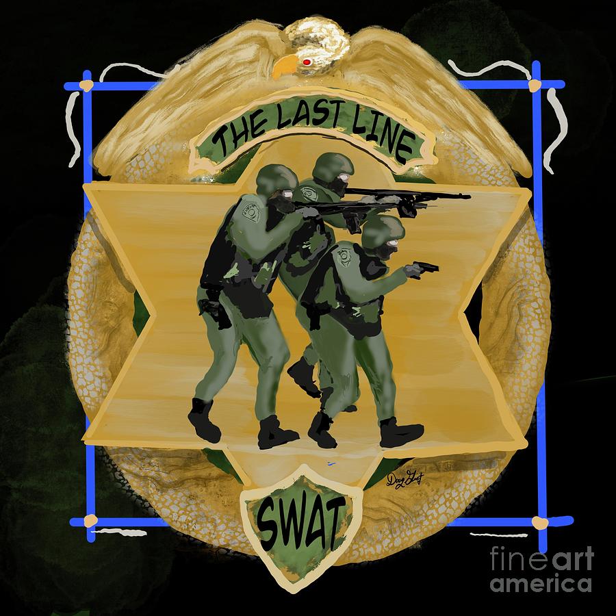 Swat Digital Art by Doug Gist