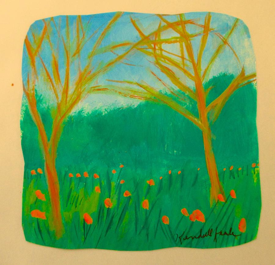 Swaying Branches Painting by Kendall Kessler