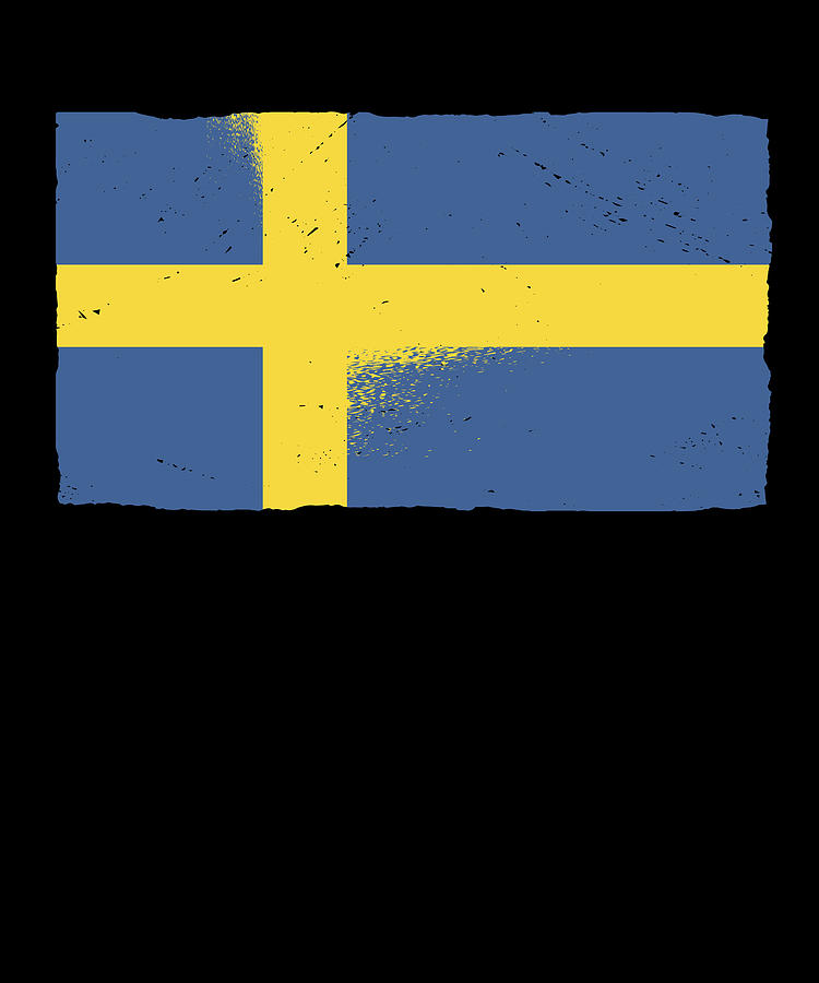 Flag Digital Art - Sweden Flag by Manuel Schmucker