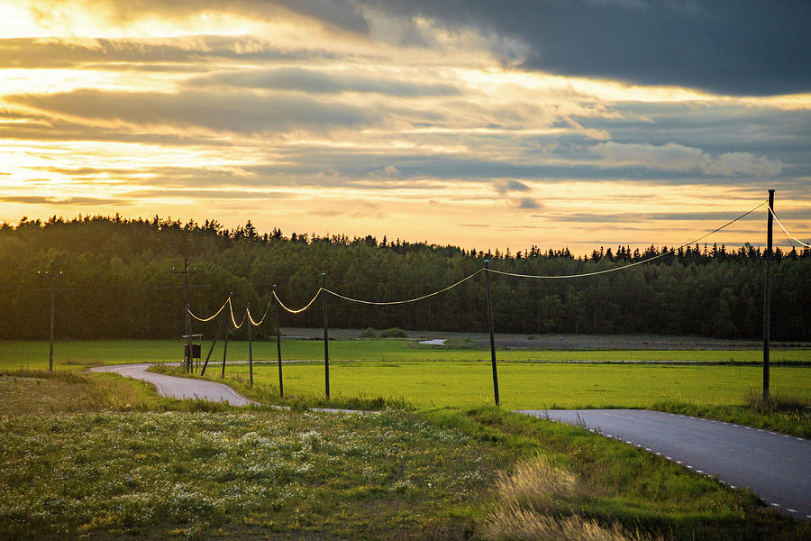 Swedish countryside Photograph by Alexander Farnsworth