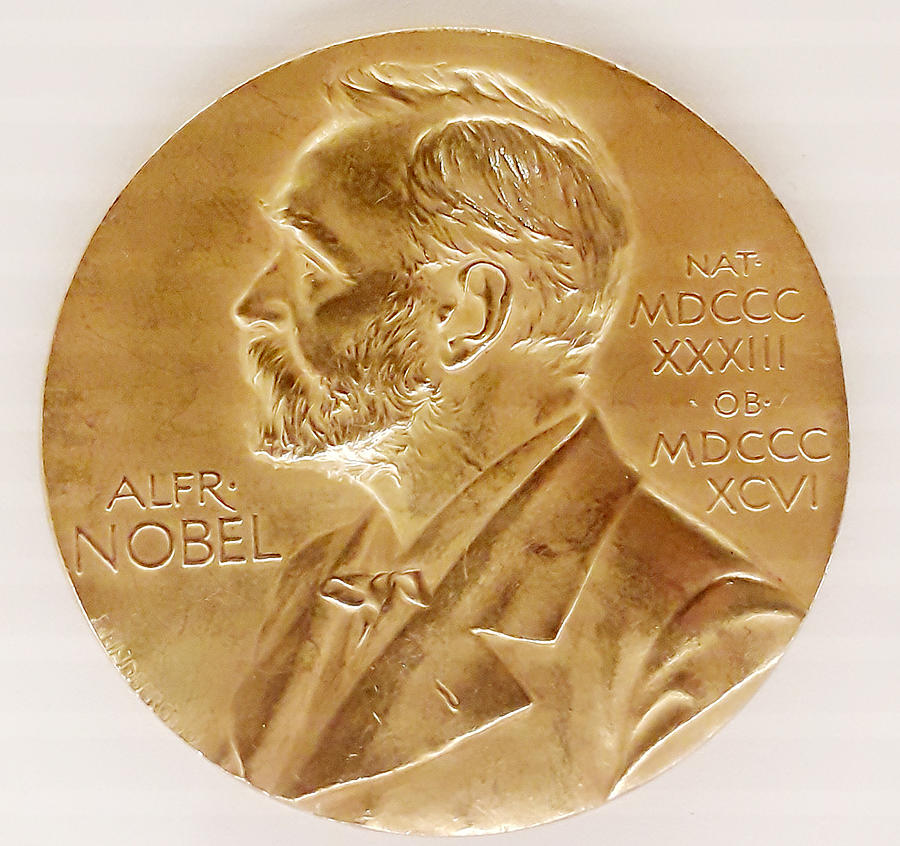 Swedish Nobel Prize Medal for Physics Chemistry Physiology or Medicine Literature Photograph by Vanbeets