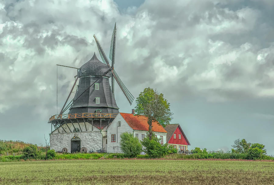 Swedish Windmill Photograph by Wade Aiken