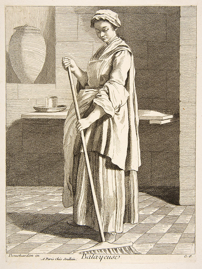 Sweeper Drawing by Anne Claude de Caylus