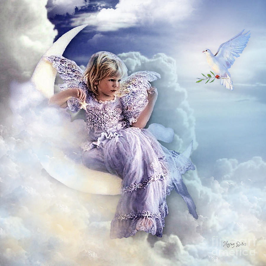 Sweet Angel Digital Art by Morag Bates