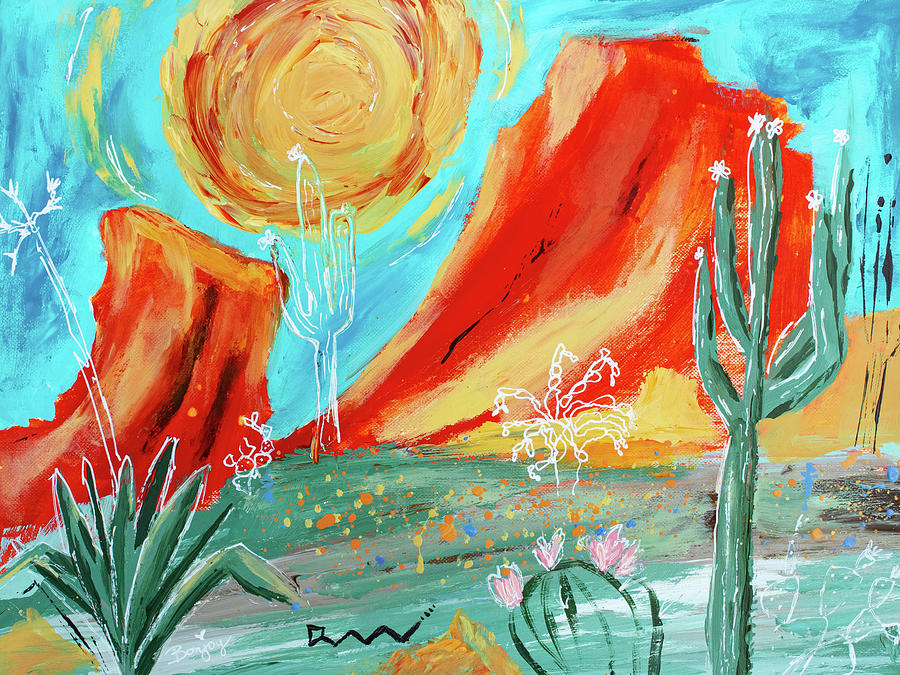Sweet Arizona Painting by Bonny Puckett
