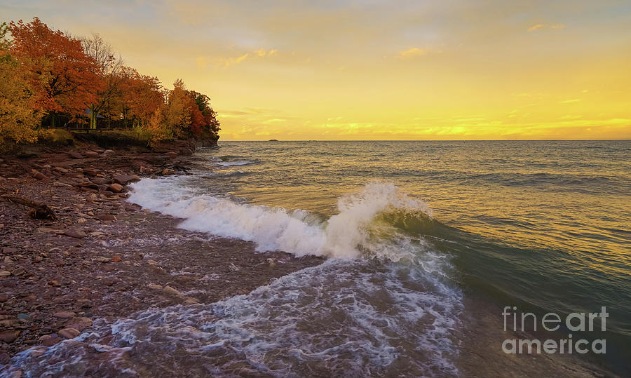 Sweet Autumn on Lake Superior Photograph by Rachel Cohen