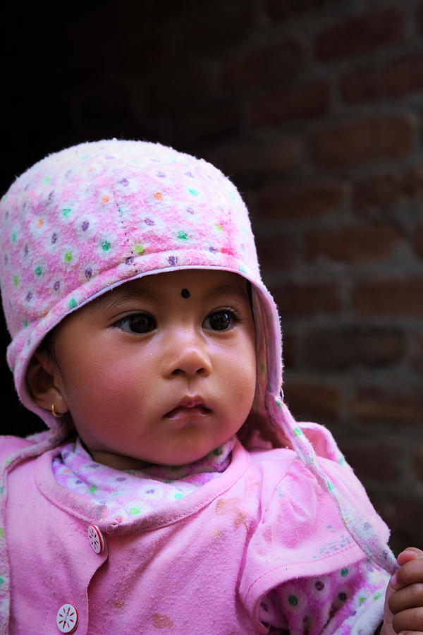 Sweet Baby Girl in Nepal Photograph by Lindley Johnson