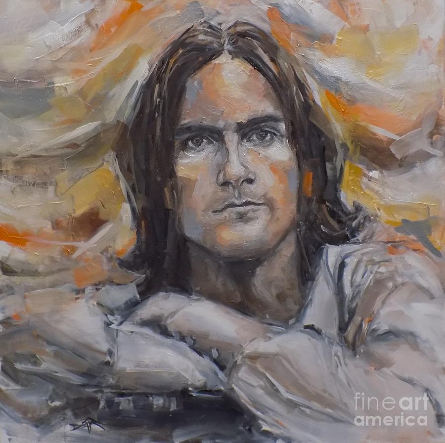 Sweet Baby James Painting by Dan Campbell