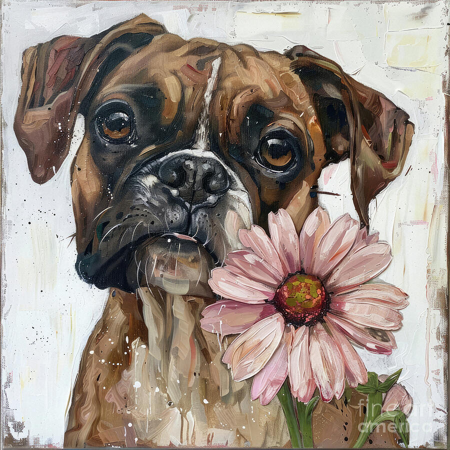 Sweet Beatrice Painting by Tina LeCour
