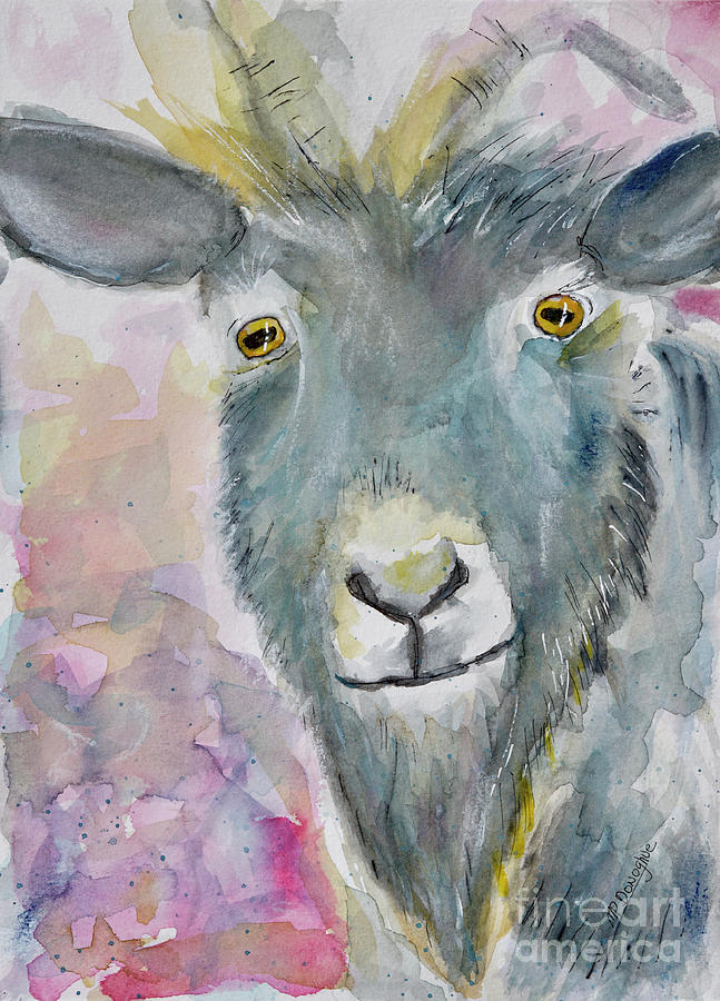 Sweet Billy Goat Painting by Patty Donoghue Fine Art America
