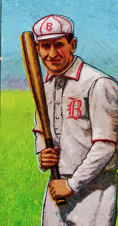 Sweet Caporal Bill Sweeney Baseball Game Cards Oil Painting Painting by ...