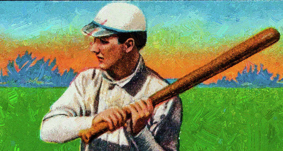 Sweet Caporal Harry Pattee Baseball Game Cards Oil Painting Painting
