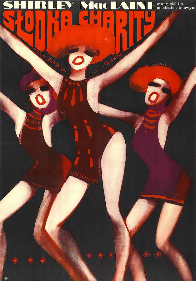 Shirley Maclaine Mixed Media - Sweet Charity, 1969 - art by Wiktor Gorka by Movie World Posters