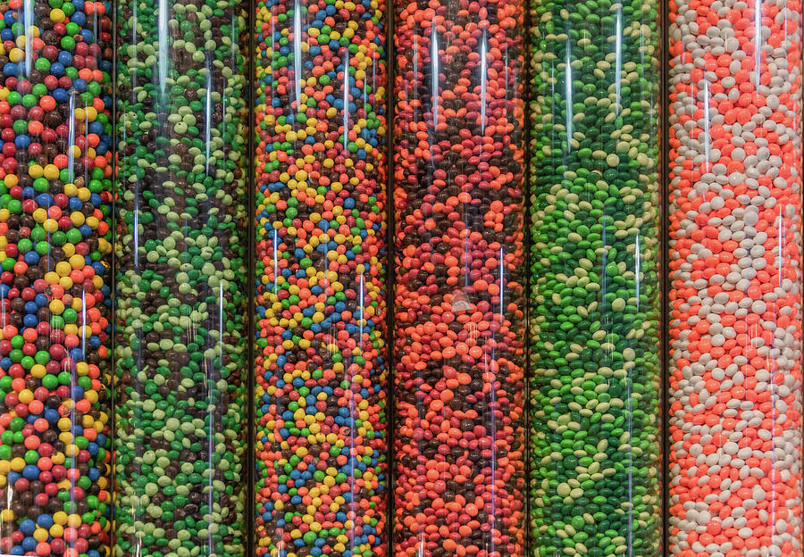 Sweet Color, The M and M Store Photograph by Marcy Wielfaert