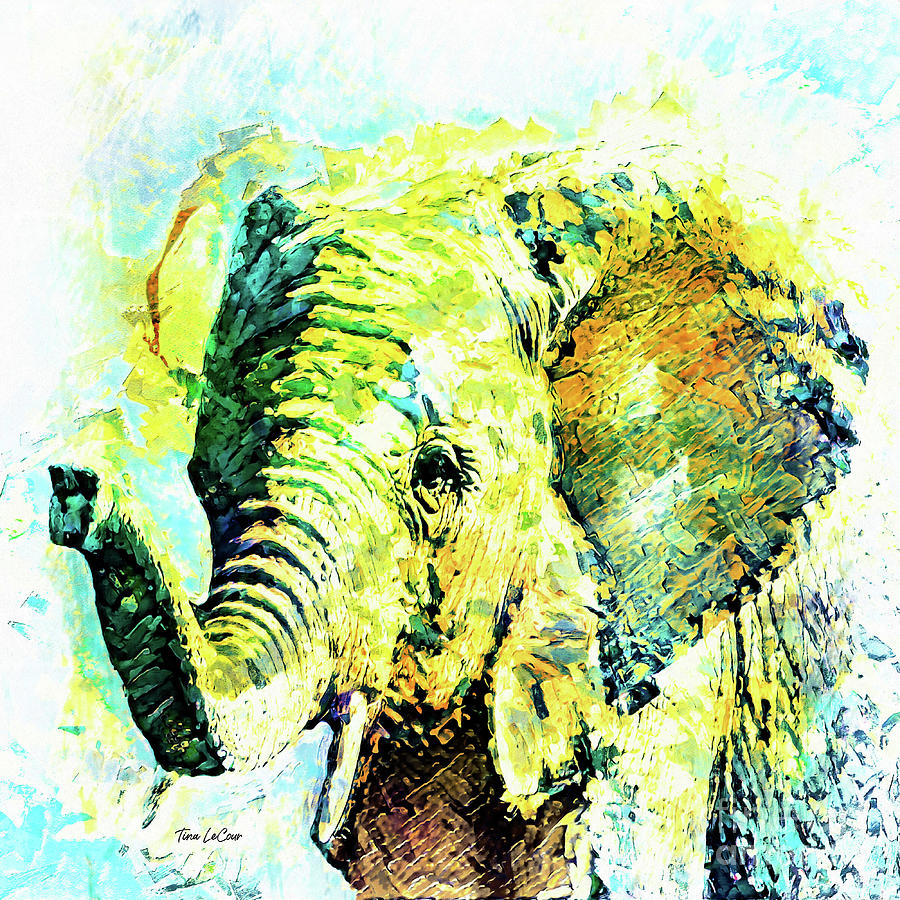 Sweet Elephant Painting