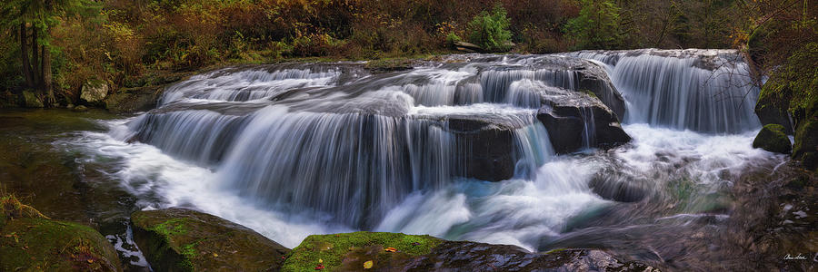 Oregon Photograph - Sweet Falls Panorama by Chris Steele