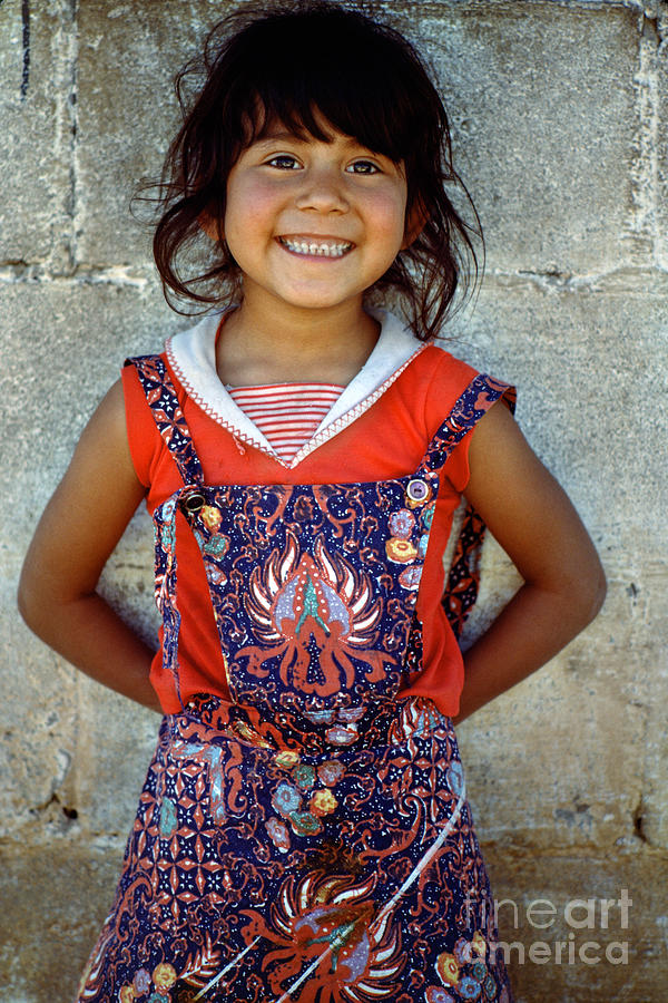 Sweet Girl Smiling Colonia Flores Magone Photograph By Wernher Krutein
