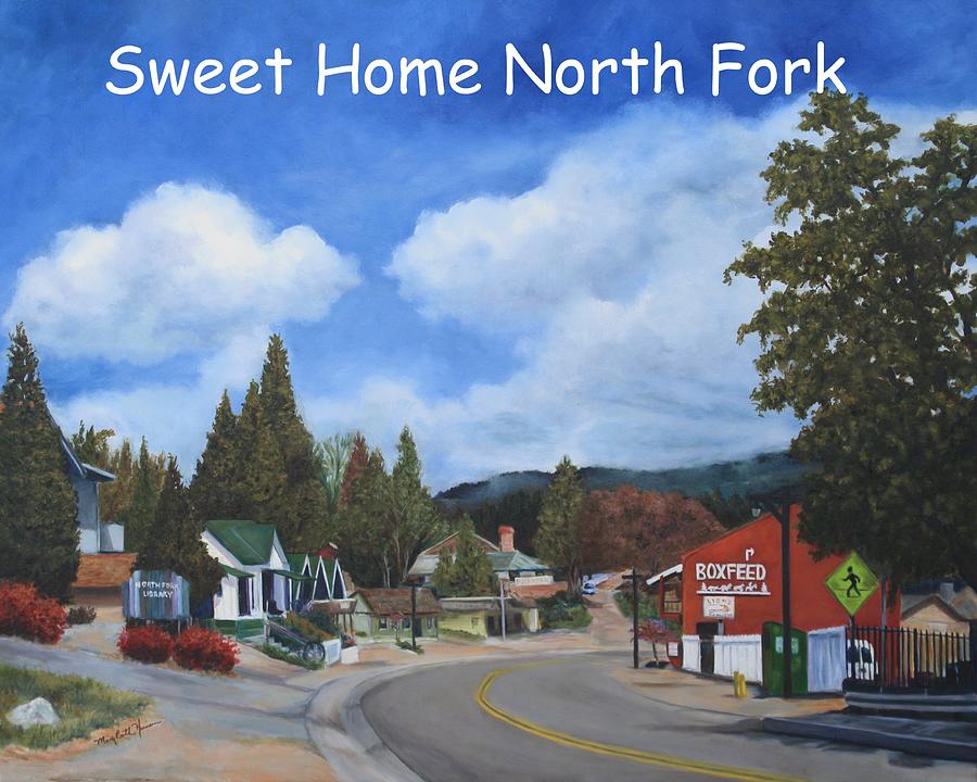 Sweet Home North Fork Logo Painting by Mary Beth Harrison