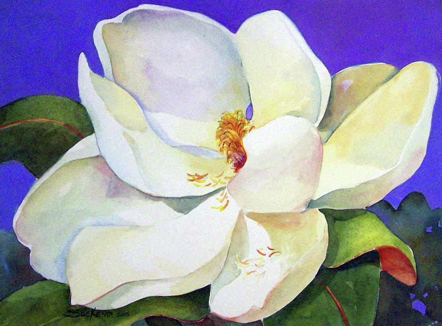 Sweet Magnolia Painting by Sue Kemp