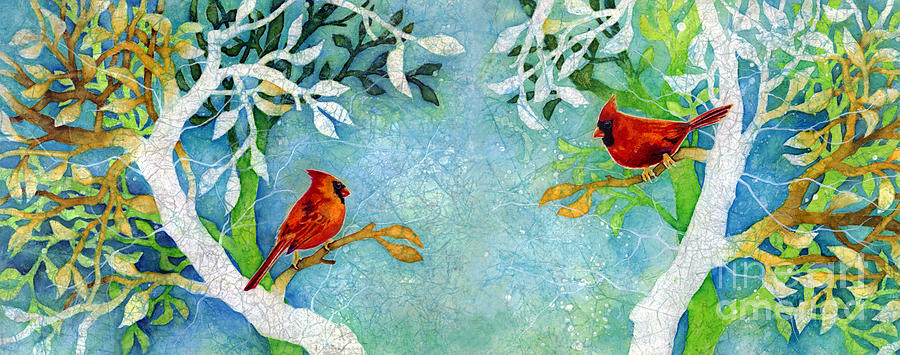 Wildlife Painting - Sweet Memories - Nature Heart by Hailey E Herrera