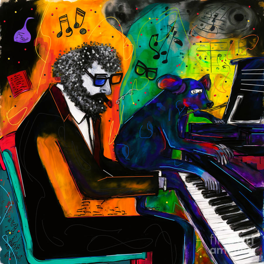 Sweet Music Art Print Painting by Crystal Stagg