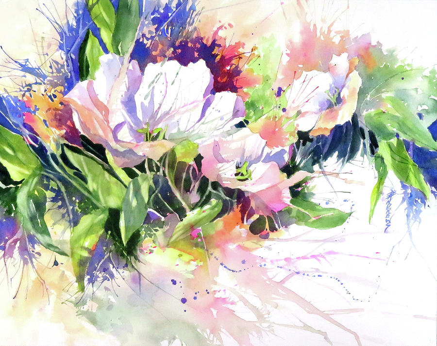 Flower Painting - Sweet Nothings by Rae Andrews