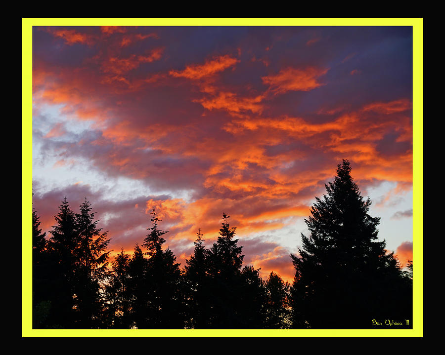 Sweet Oregonian Sunset Photograph by Ben Upham III