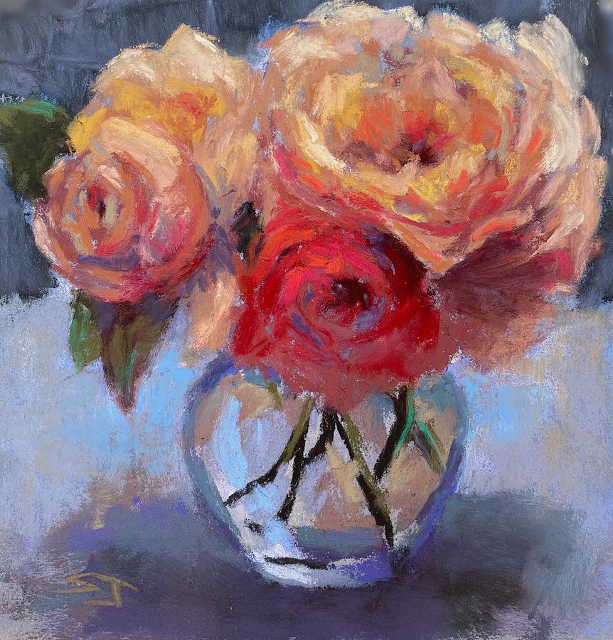 Sweet Roses Painting by Susan Jenkins
