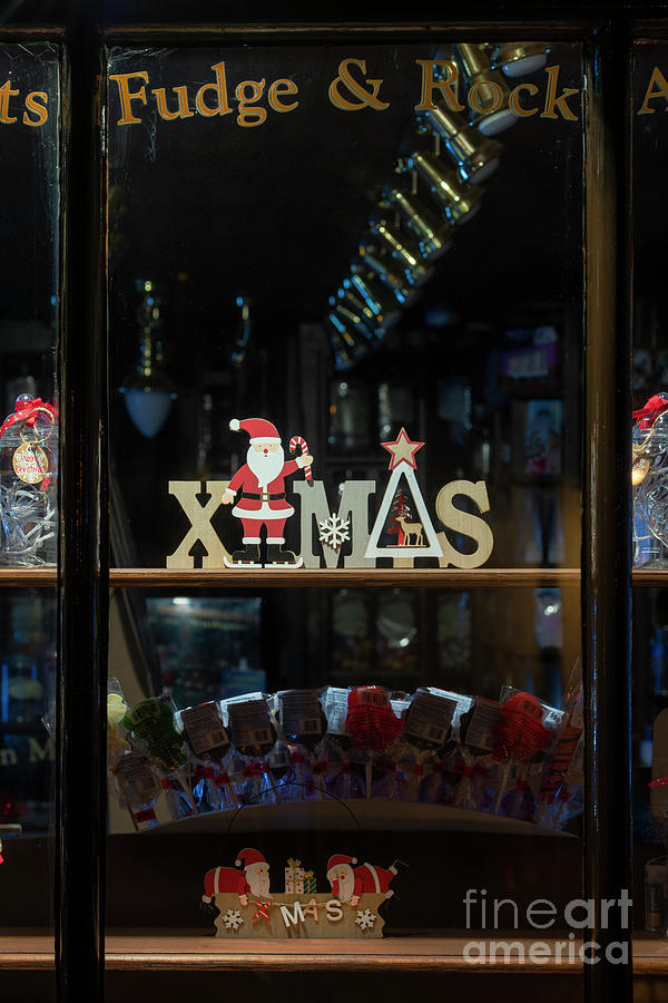 Sweet Shop Window at Christmas Photograph by Tim Gainey