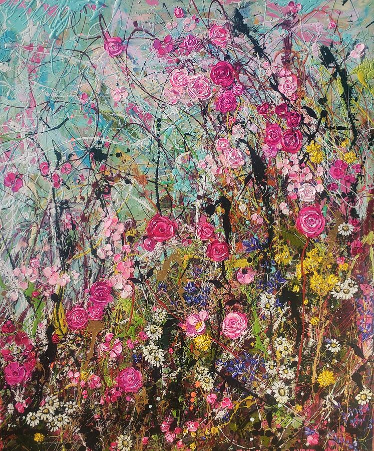 Vincent Van Gogh Painting - Sweet Tangled Rose Briar Detail by Angie Wright