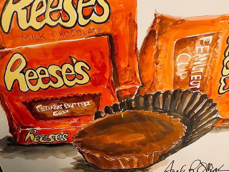 Sweet Tooth Painting by Angie ONeal