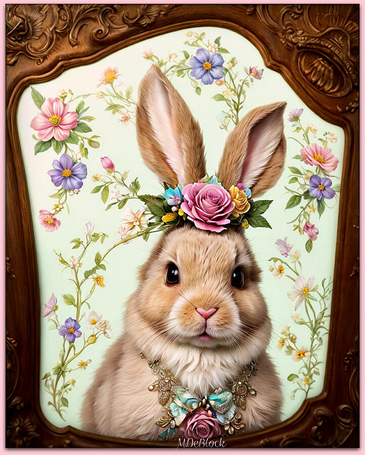 Fantasy Photograph - Sweet Beatrice Bunny by Marilyn DeBlock