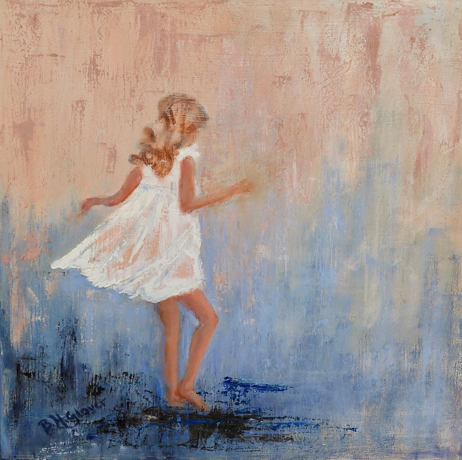 Sweet Young Lady Painting by Barbara Hammett Glover