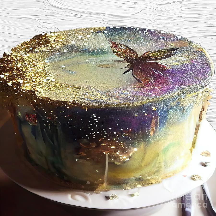 Fancy Cake Painting - Sweetness and Light XXVII by Mindy Sommers