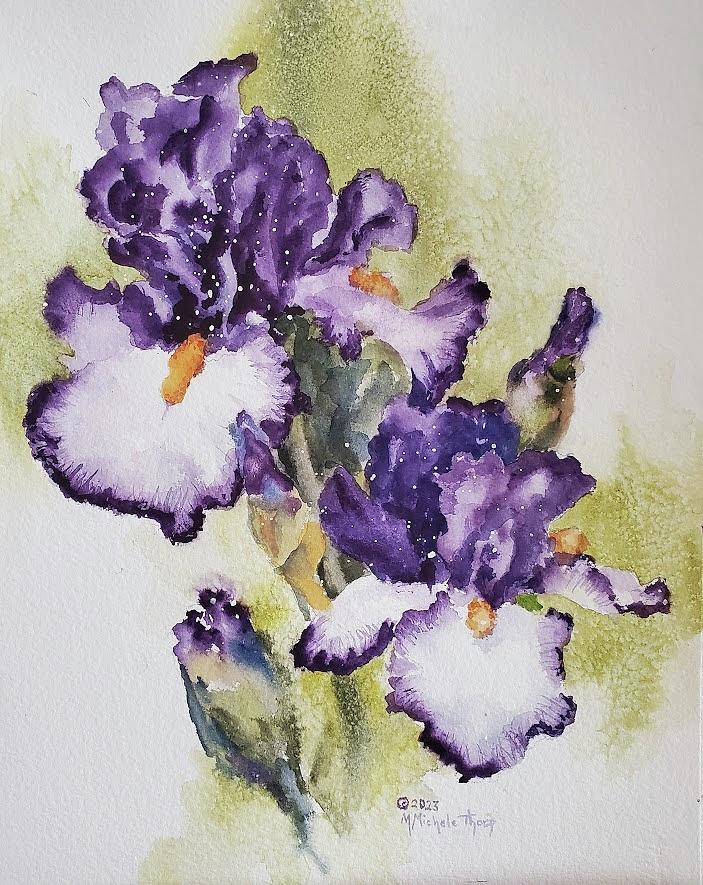 swept-off-my-feet-iris-2023-painting-by-michele-thorp-fine-art-america