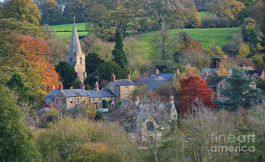 Swerford in the Autumn at Sunset Photograph by Tim Gainey