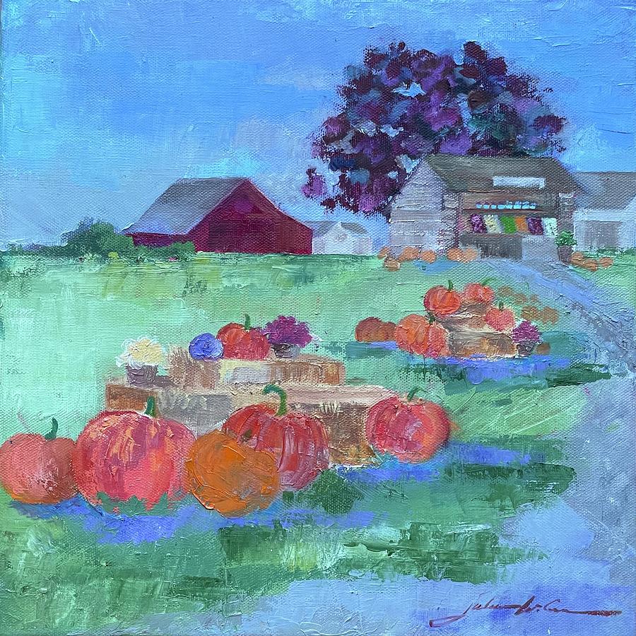 Swiders Farm Stand Painting By Julianna Cameron - Fine Art America