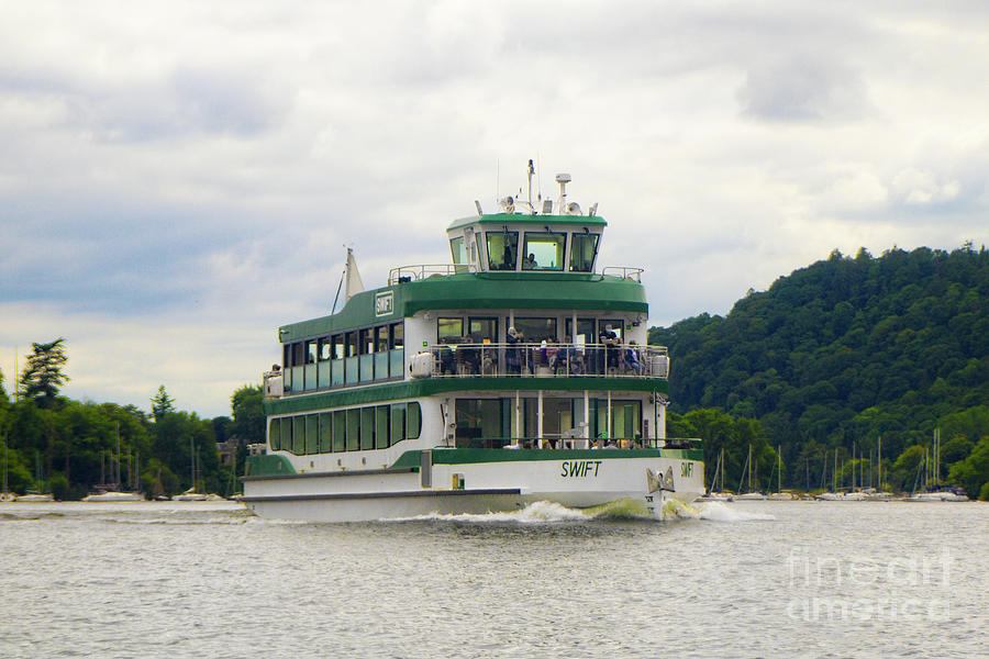 Swift Tour Boat Windermere Lake Cruises Photograph by Doc Braham Pixels