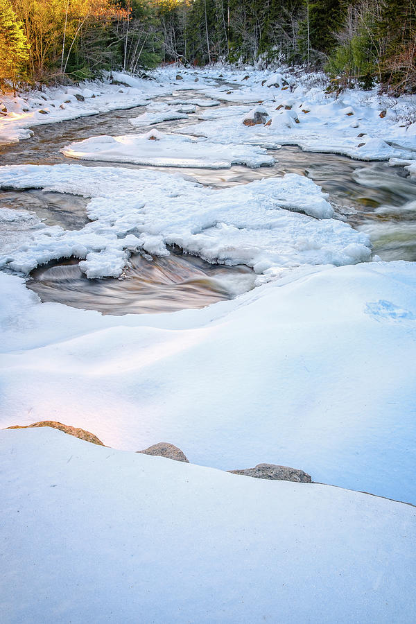 Swift Winter Flow Photograph by Jeff Sinon
