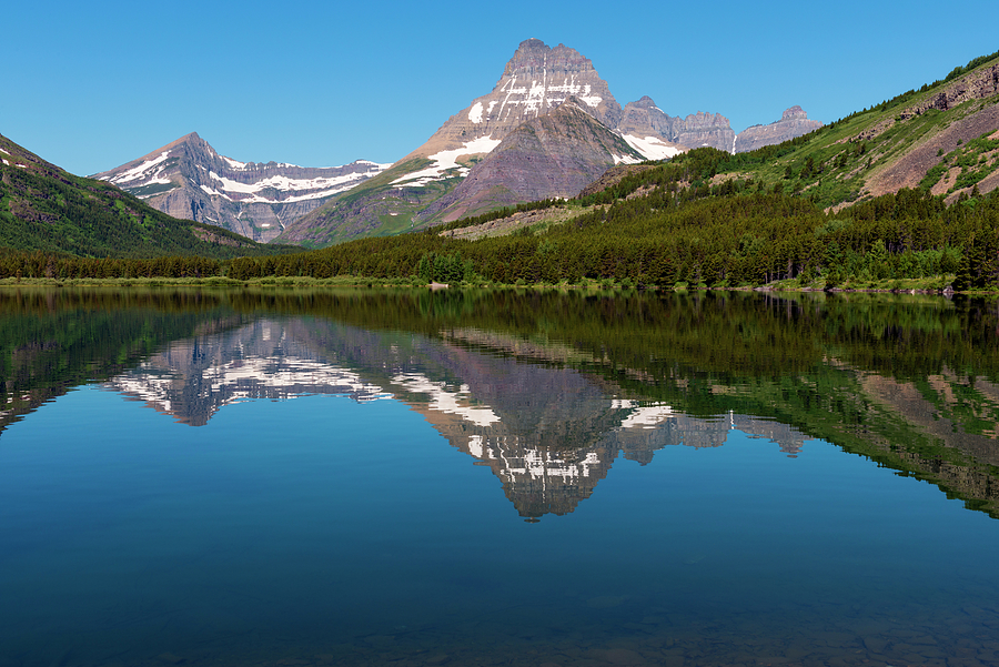 Swiftcurrent Reflection Photograph by Loree Johnson