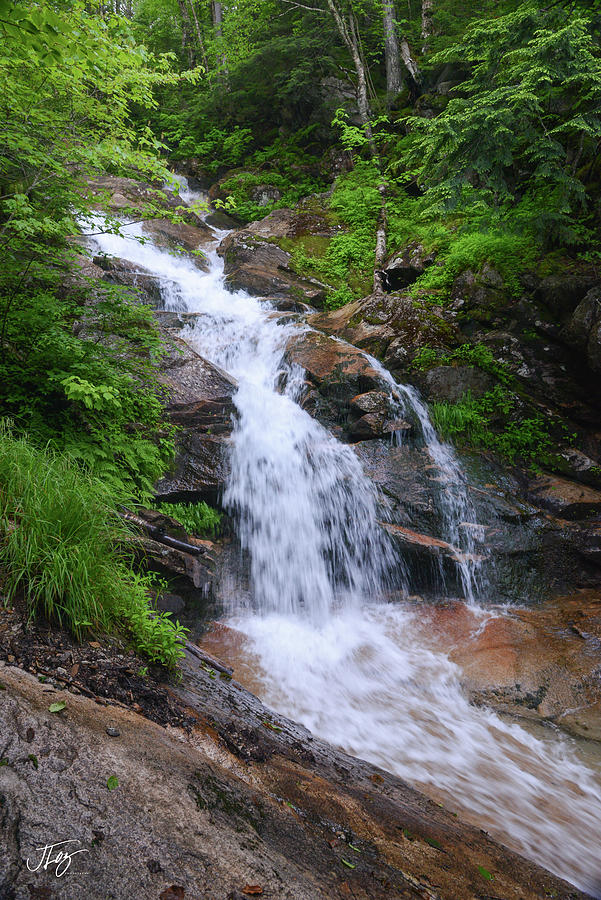 Swiftwater Falls in New Hampshire Photograph by Jim Lozouski