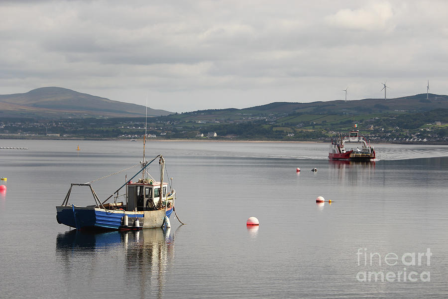 Swilly Ferry At Rathmullan Photograph by Eddie Barron