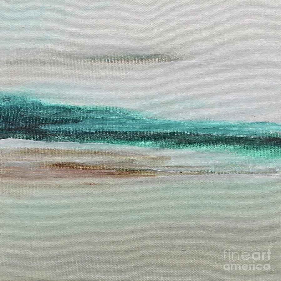 Beige Painting - Swim To The Reef by Kim Nelson Beige Painting - Swim To The Reef by Kim Nelson